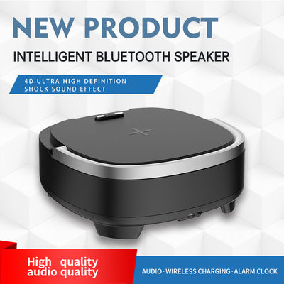 Stereo drahtloses Telefon Ladegerät Lautsprecher, schnelle Bluetooth Ladung Alarmuhr