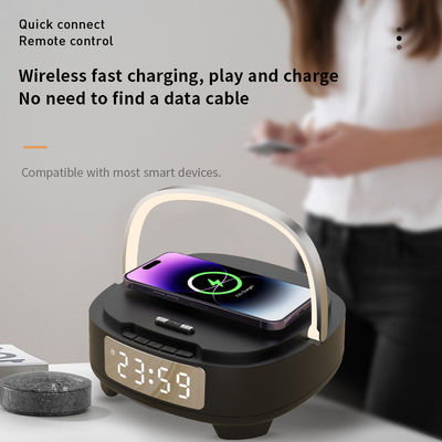 ABS Bluetooth Lautsprecher Qi Ladegerät 4.2 Version mit Wecker