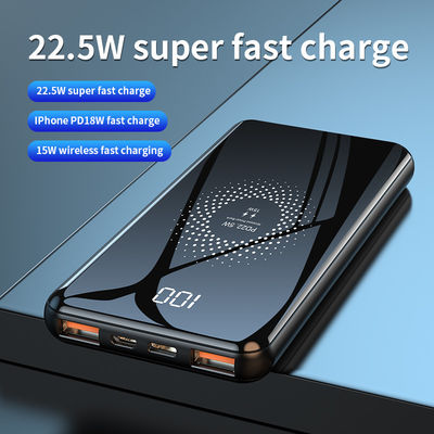 2 in 1 Fast Qi Wireless Ladegerät Power Bank 15W Multifunktionell