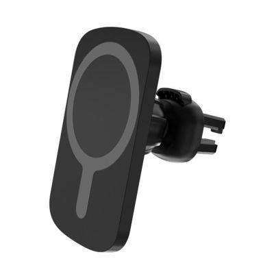 Black Qi Wireless Phone Ladegerät Auto Mount 15W Portable schnell