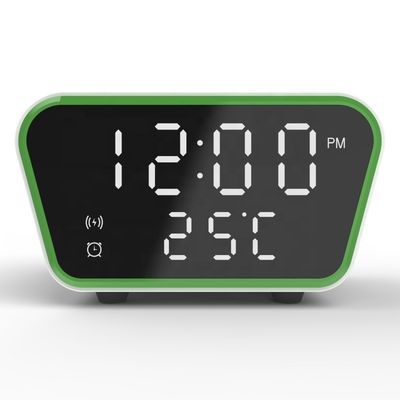 ROHS zertifizierte Qi Wireless Charger Clock Alarm 253g mit schneller Aufladung