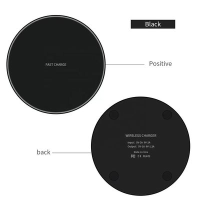 Aluminiumlegierung Samsung Fast Qi Wireless Charger Pad 10w Mobil