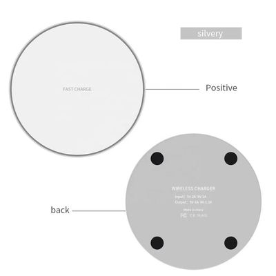 Aluminiumlegierung Samsung Fast Qi Wireless Charger Pad 10w Mobil