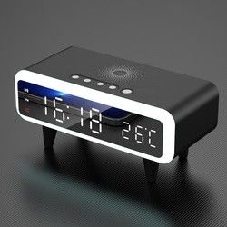 Kompatible Qi Wireless Ladegerät Uhr 5mm Laderabstand für Telefon