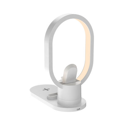 Multifunktionale schnelle Qi-LED-Lampe, 3 in 1 Nachtlampe Wireless-Ladegerät