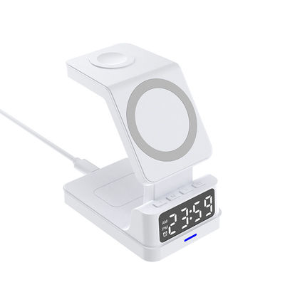 Feuchteanzeige Alarm Qi Wireless Charger Uhr Dock 0,3kg Iphone Nutzung