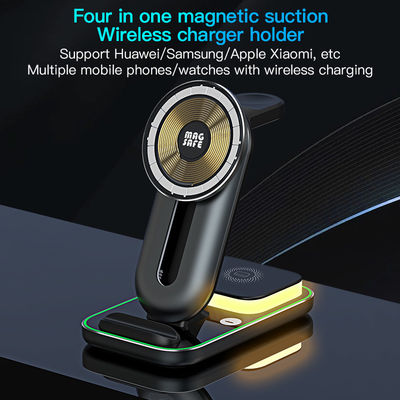 4 in 1 Magnetische Qi Wireless Ladegerät Dock Kurzschluss Universal