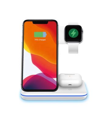 Kurzschluss Qi Multifunktions-Wireless-Ladegerät 15w Bequem