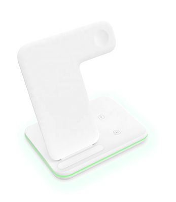 Schnellfeuerdichtes Qi Wireless Charger Dock 15w 3 in 1 Ladestand mit Lampe