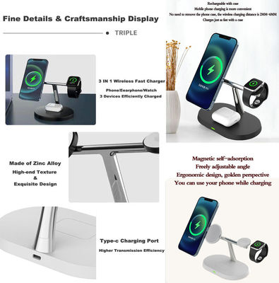 Benutzerdefiniertes Logo Qi Wireless Charger Station