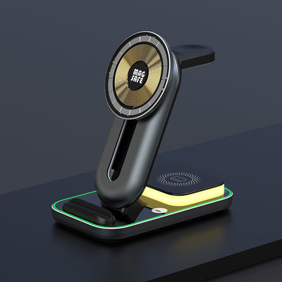 4 in 1 Magnetische Qi Wireless Ladegerät Dock Kurzschluss Universal