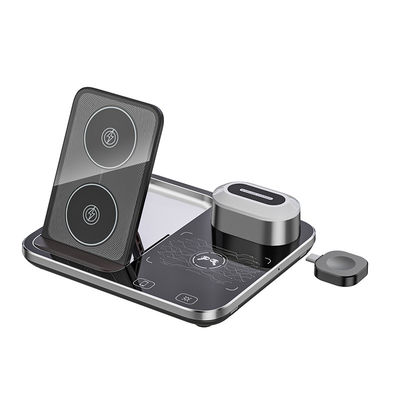 Dämpfung schneller Qi drahtloser Ladegerät Dock Stand 15W hohe Effizienz