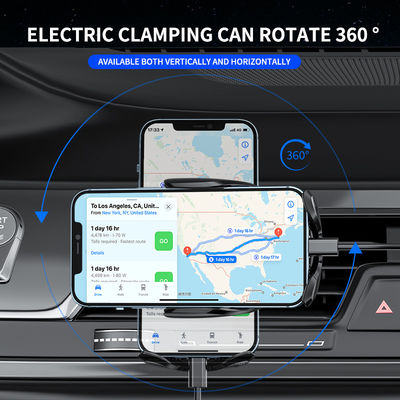 Weißes tragbares ABS 15w Qi drahtloses Auto-Ladegerät 9V für Mobiltelefon