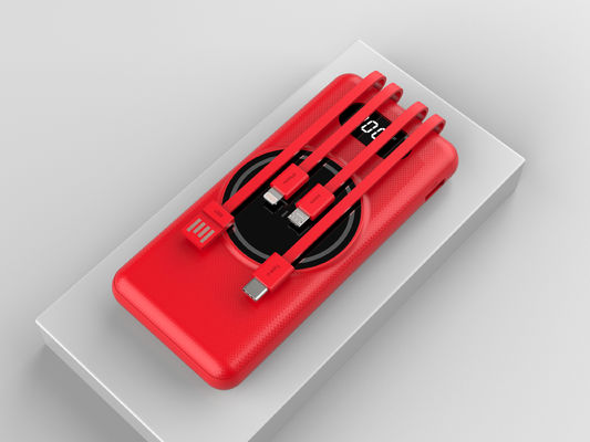 Ultra-kompakte drahtlose Backup-Telefonladegeräte 10000mAh FCC-zertifiziert