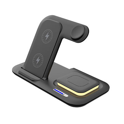 ABS Magnetische Qi-Schnellladestation Wireless Charging Stand Dock 9V Für Apple