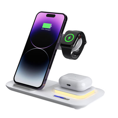 ABS Magnetische Qi-Schnellladestation Wireless Charging Stand Dock 9V Für Apple