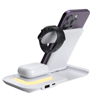 ABS Magnetische Qi-Schnellladestation Wireless Charging Stand Dock 9V Für Apple