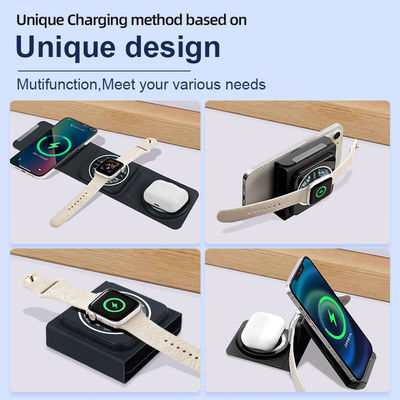 Weiße ABS-Magnetische Multiple Iphone Wireless Ladestation 3 in 1