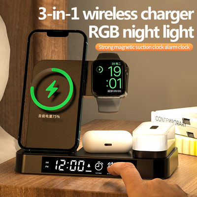ABS-Fast Qi drahtloser Ladestand Magnetisch mit USB-Kabel