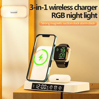 ABS-Fast Qi drahtloser Ladestand Magnetisch mit USB-Kabel