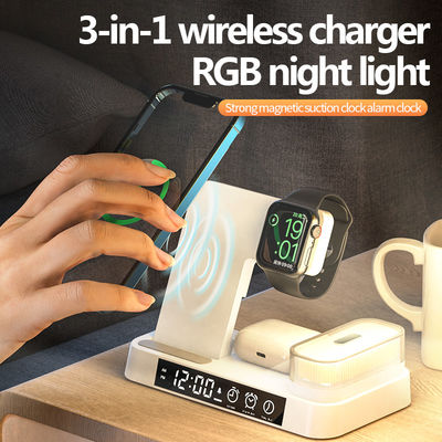 ABS-Fast Qi drahtloser Ladestand Magnetisch mit USB-Kabel